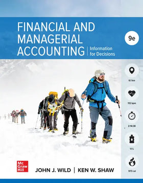 Financial & Managerial Accounting, Connect