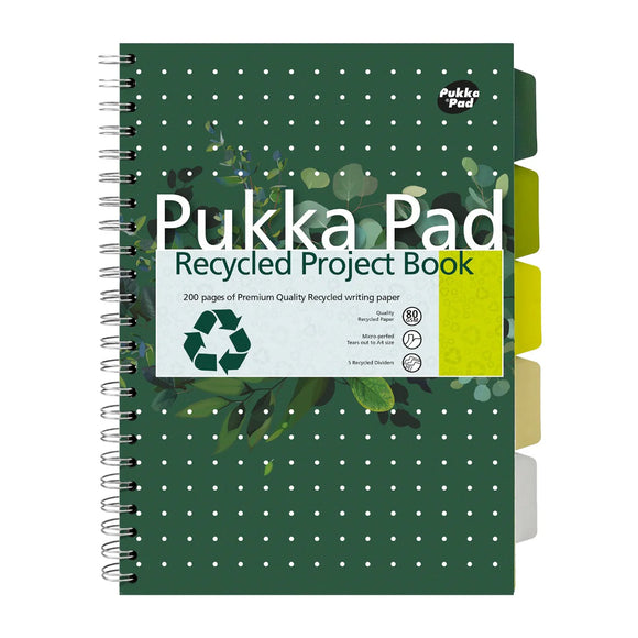 A4 Recycled Project Book