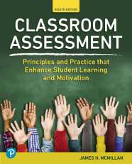 Classroom Assessment: Principles and Practice that Enhance Student Learning and Motivation, 8e (eBook)