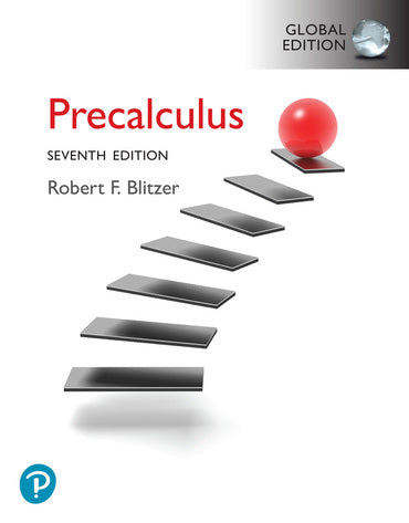 Precalculus MyLab Math with Pearson eText, Global Edition, 7e