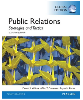 Public Relations: Strategies and Tactics, Global Edition