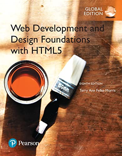 web development foundations study - web development ... Web development and design foundations with HTML5 - Global Edition ...