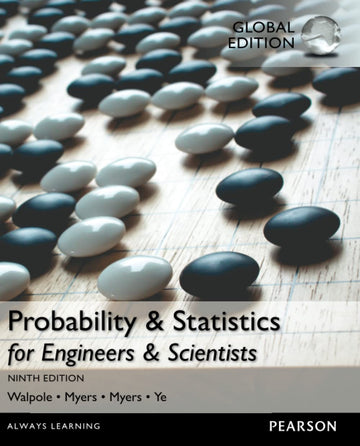 Probability & Statistics for Engineers & Scientists, Global Edition, 9e (MyLab)