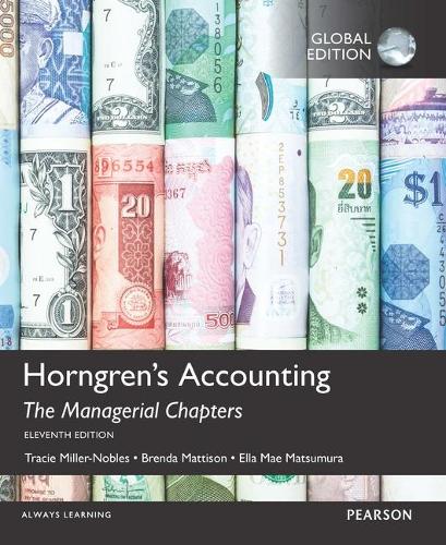 MyLab Accounting with Pearson eText Instant Access for Horngren's Accounting, Global Edition
